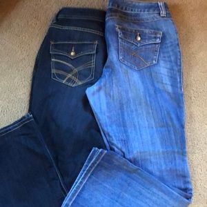 INC Curvy Fit Bootcut Jeans-Sz 14 (2 pair)